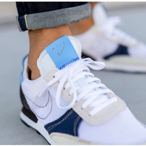 Nike Daybreak White/University Blue-Velvet Brown Sz. 10 - Picture 16 of 16